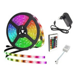 Cinta Led Multicolor Tiktok 3mts Impermeable Tv,pc,control. 