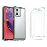 Funda De Teléfono De Acrílico + Tpu Para Motorola Moto G84-f