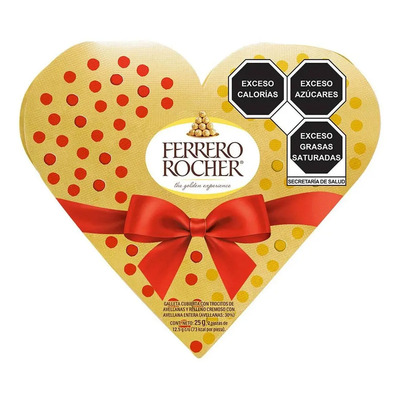 Chocolates Ferrero Rocher Corazón Trufa 25g