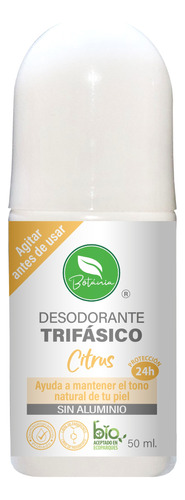 Desodorante Trifásico Orgánico Botánia 50 Ml.