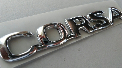Emblema Letras Corsa Chevrolet Adhesiva Foto 2