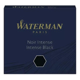 Cartuchos De Repuesto Waterman X 8 Azul Azul Negro  Negro