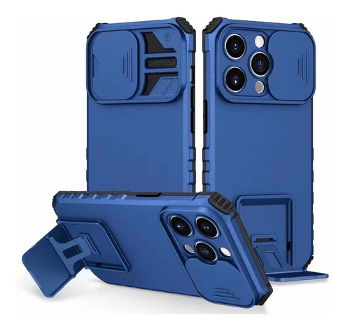 Capa Armadura Compativel Samsung S21fe S22 S20fe A53 Azul