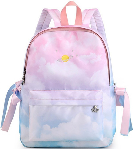 Mochila Escolar P/dama Niña Primaria Secundaria Moda Casual