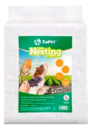 Zupet Sustrato My Pet Nesting 11lt 500gr