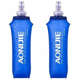 2 Botellas De Agua Plegables Aonijie De 500 Ml Para Correr