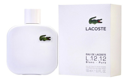 Perfume Eau Blanc De Lacoste 100 Ml Eau De Toilette Nuevo Original
