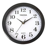 Reloj De Pared Tressa Rp100 Caja Plástico Diámetro 25cm