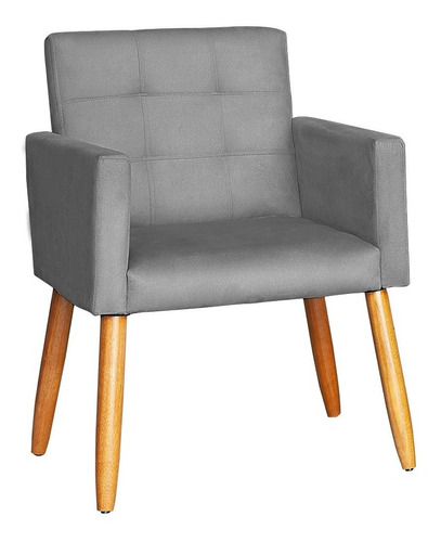 Cadeira Poltrona Decorativa Luxo Salão Recepção Sala Espera