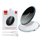 Carregador De Indução Wireless Qi Sem Fio 15w Turbo Portatil