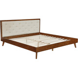 Plataforma Para Cama  Linon Kinsley Mid Century Oeal, M...