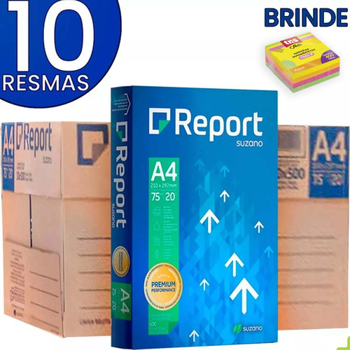 5.000 Folhas Papel Sulfite Branco Alcalino A4 75g (atacado)