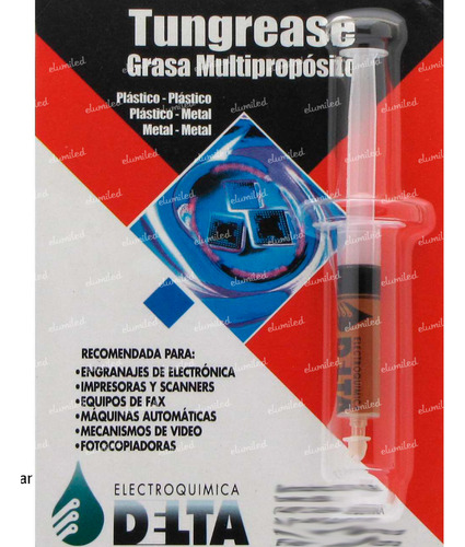 5 Tungrease Grasa Multiproposito Jeringa 5cc Mecanismos