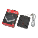 Zapatilla Inteligente 6 Tomas + 4 Usb + 2 Tipo C .2500w 3mt