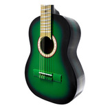 Guitarra Acústica Infantil Bajito B1-verde Cerro Grande Msi