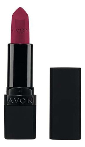 Labial Matte Avon Wild Cherry Acabado Mate Color Bordó