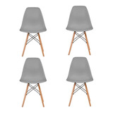 Sillas Para Comedor Eames Modernas Minimalistas Set De 4