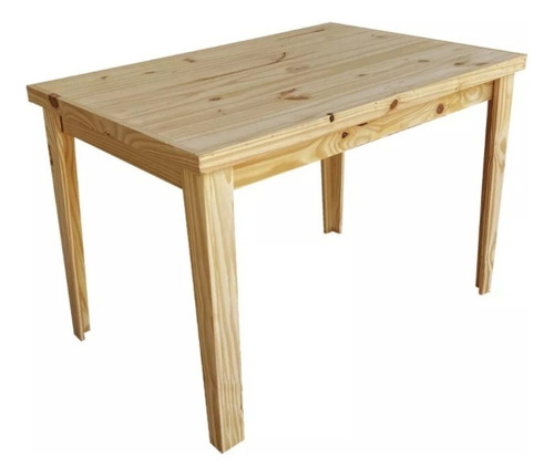 Mesa Pino 1,00 Mt Madera Desarmada Pata Comedor 