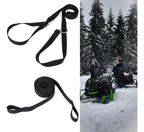 Correa De Remolque Reforzada Para Motos De Nieve, Accesorios