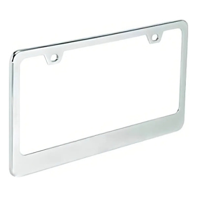 Portaplacas Cromado Metálico Liso 1 Pieza | MercadoLibre