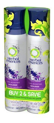 Herbal Essences Totally Twisted Mousse - Paquete Doble De 1.