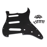 Pvc Scratch Plate Sss Pickguard Con Tornillos Para Guitarra