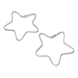 Aros Estrella De Plata 925 Ideal Regalo Mujer Ar 327