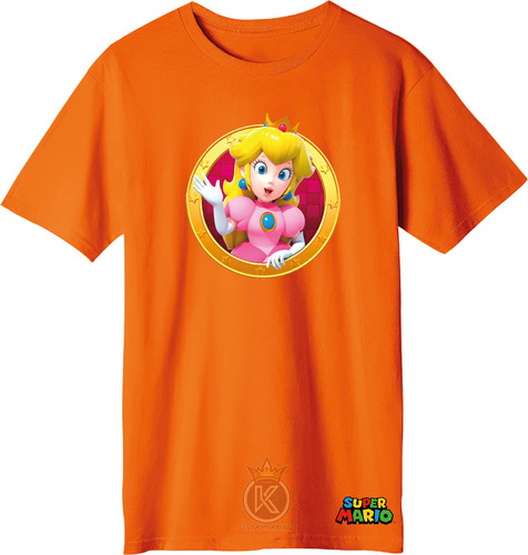 Polera Princesa Peach - Mario Bros - Nintendo - Estampaking
