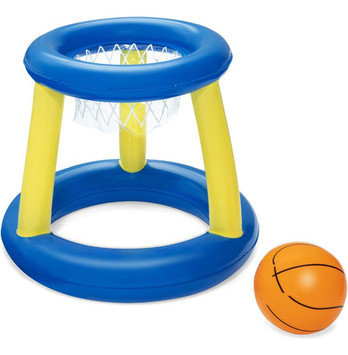 Aro De Basket Inflable Con Pelota Y Anillos 52190 Educando