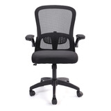 Silla De Escritorio Y Oficina Ergonomica Pc Giratoria Femmto Bm001 Negro Mesh Peso Maximo 120kg Apoyabrazos Rebatibles