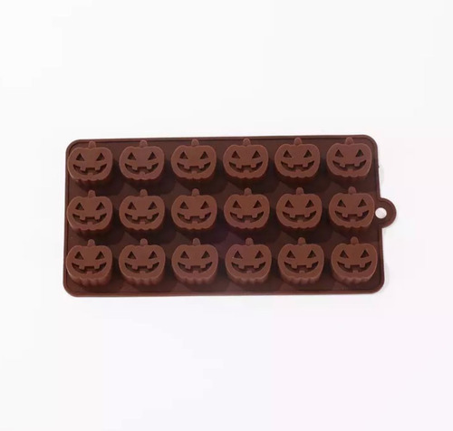 Molde De Silicona Para Queque Y Chocolate, Diseño Halloween 