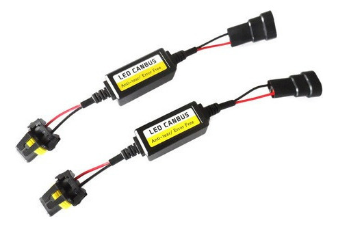 2 Piezas Led Faro Canbus Resistencia Noerror Decodificador