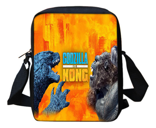 Godzilla Vs. Bandolera Estampada Kong Godzilla Vs King Kong