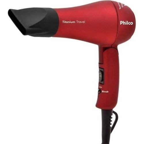 Secador De Cabelo Philco Titanium Travel 750w Bivolt