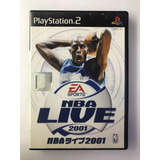 Nba Live 2001 - Jogo Original Ps2 Jpn