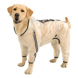 Olsa Impermeable 4 Patas Con Rayas Reflectoras P/perro Xl