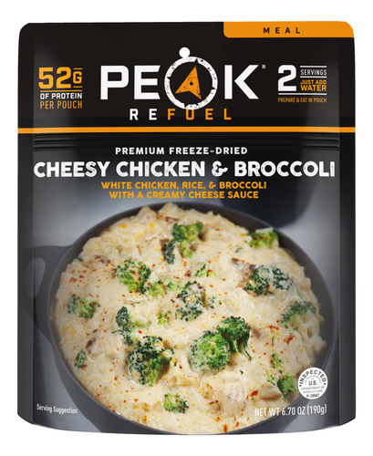 Peak Refuel Pollo Con Queso Y Brocoli | Alimento De Campamen