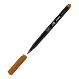 Caneta Brush Cis Aquarelável Marcador Artístico Caramelo