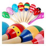 Maraca De Madera - Instrumento Musical Infantil Estimulación