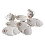 $ Vajilla Sushi Japonés 8 Piezas Porcelana Vintage Antigua.