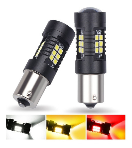 2 Faros Led 1156 1157 Canbus Smd Stop Luz Traser Direccional