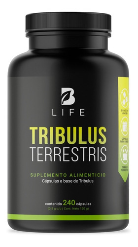 Tribulus Terrestris Precursor D Testosterona 240 Cáps.b Life