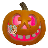 Calabaza Sonriente Iluminada Plástico Halloween  127v Envio