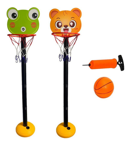 Pequeño Aro  Basquetbol Ajustable Para Niños Diseño Animales