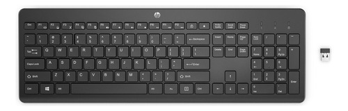 Teclado Inalámbrico Hp 230 Color Del Teclado Negro Idioma Español Latinoamérica