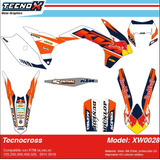 Gráficas Para Ktm, Calcomanias, Stickers, Enduro, Motocross