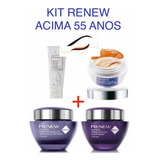 Renew Platinum Dia+ Noite + Área Olhos 20g + Gel Limpeza 30g