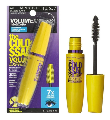 Lote X 5 Máscara Pestañas Maybelline Prueba De Agua + Envio