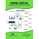 5 Papel Decal Calcomania Deslizable Agua Uñas Cerámica Taza