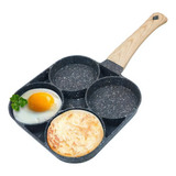 Sarten 4 Divisiones Antiadherente Huevos Hot Cakes Wuafles